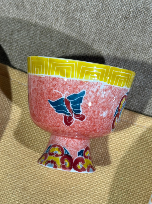 Petite Footed Cup Series - Butterfly & Blossom