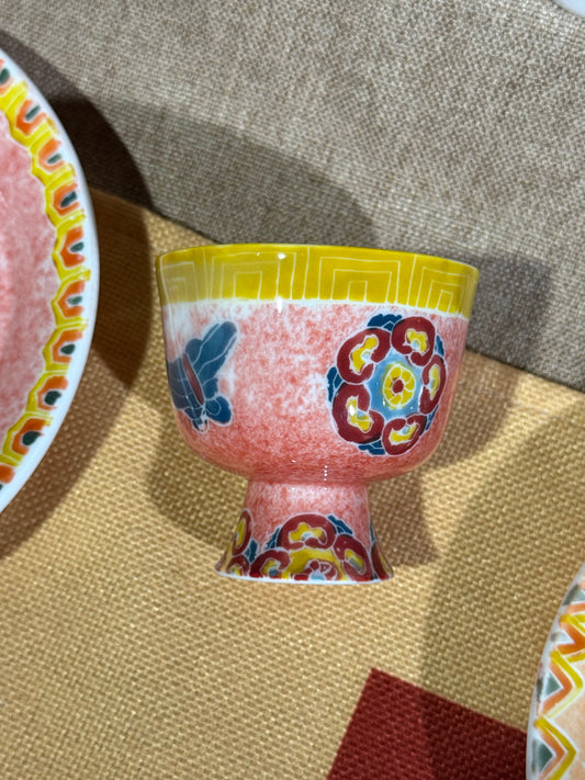 Petite Footed Cup Series - Butterfly & Blossom