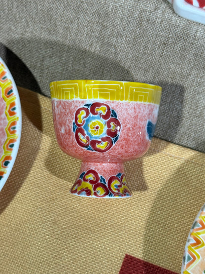Petite Footed Cup Series - Butterfly & Blossom