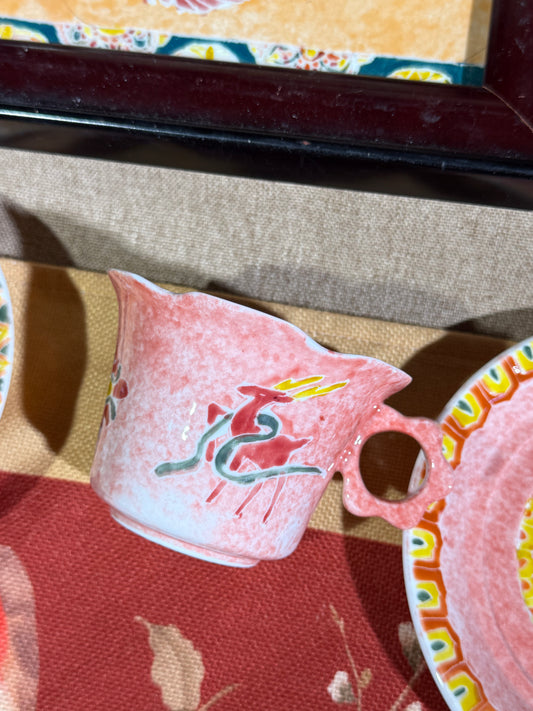 Nine-Colored Deer – Blossom Handle Mug