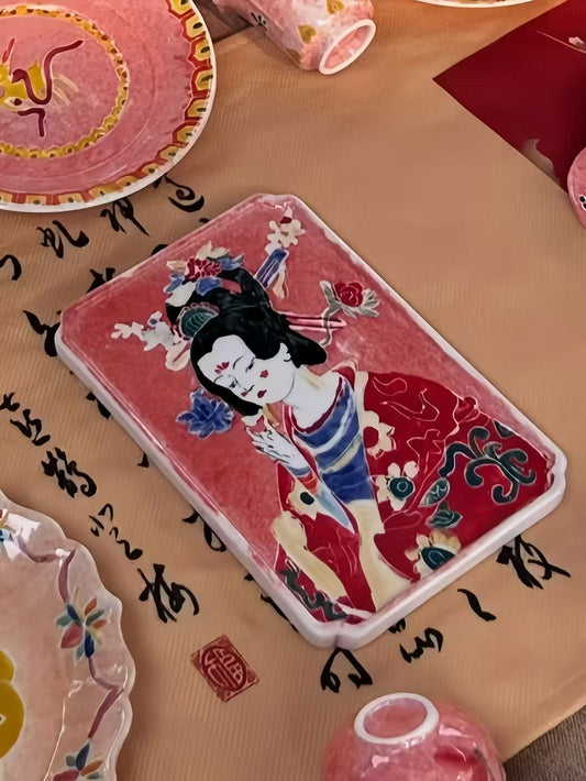 Tang Dynasty Beauty Plate