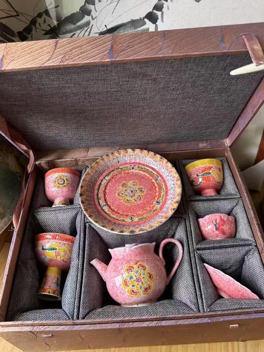 Dunhuang Bloom – 6-Piece Tea Gift Set