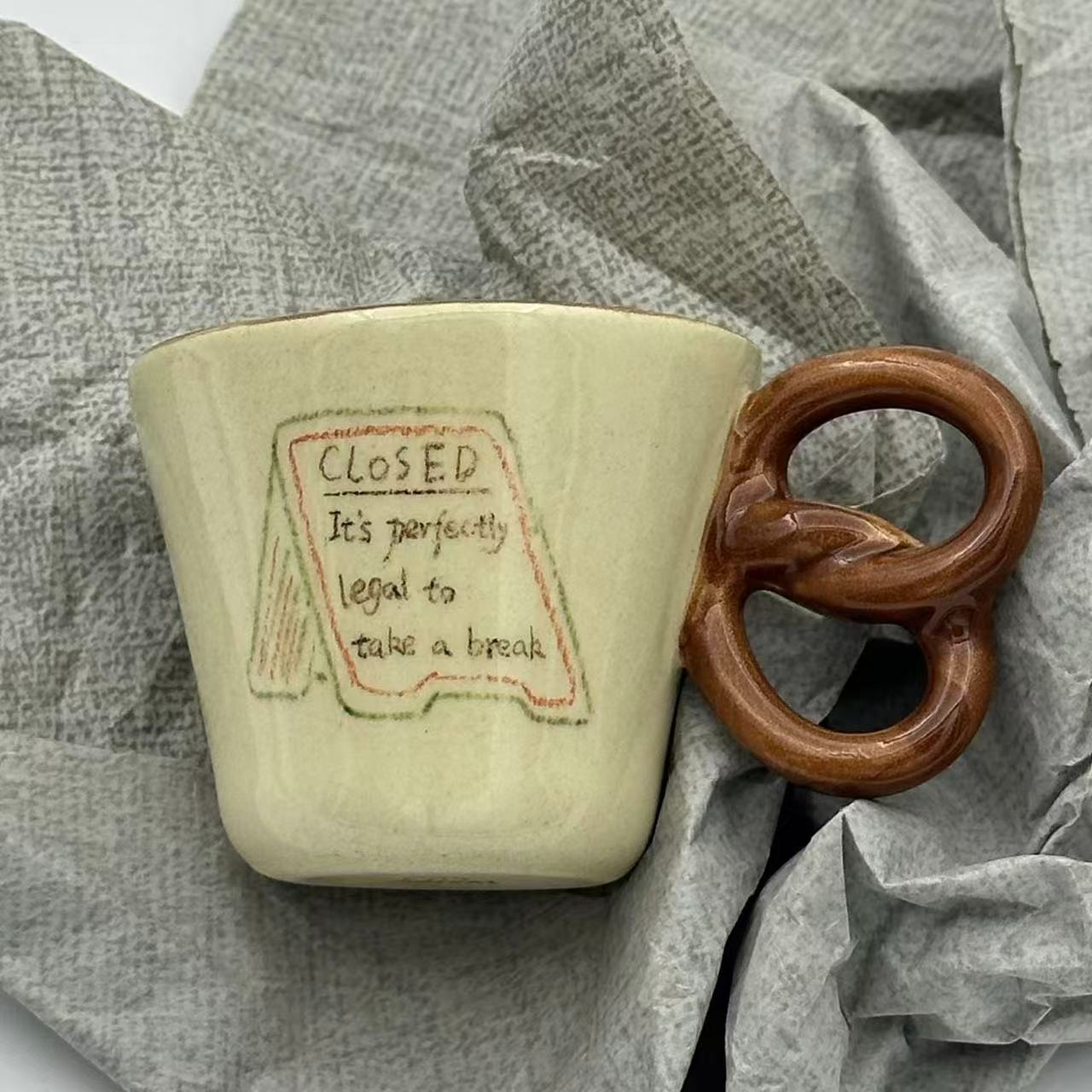 Pretzel Mood Mode Cup