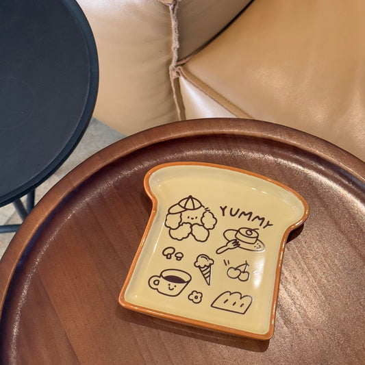 Yummy Toast Plate