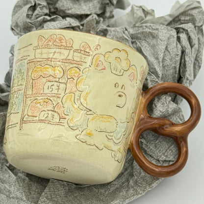 Bakery Buddies – Pretzel Handle Mug