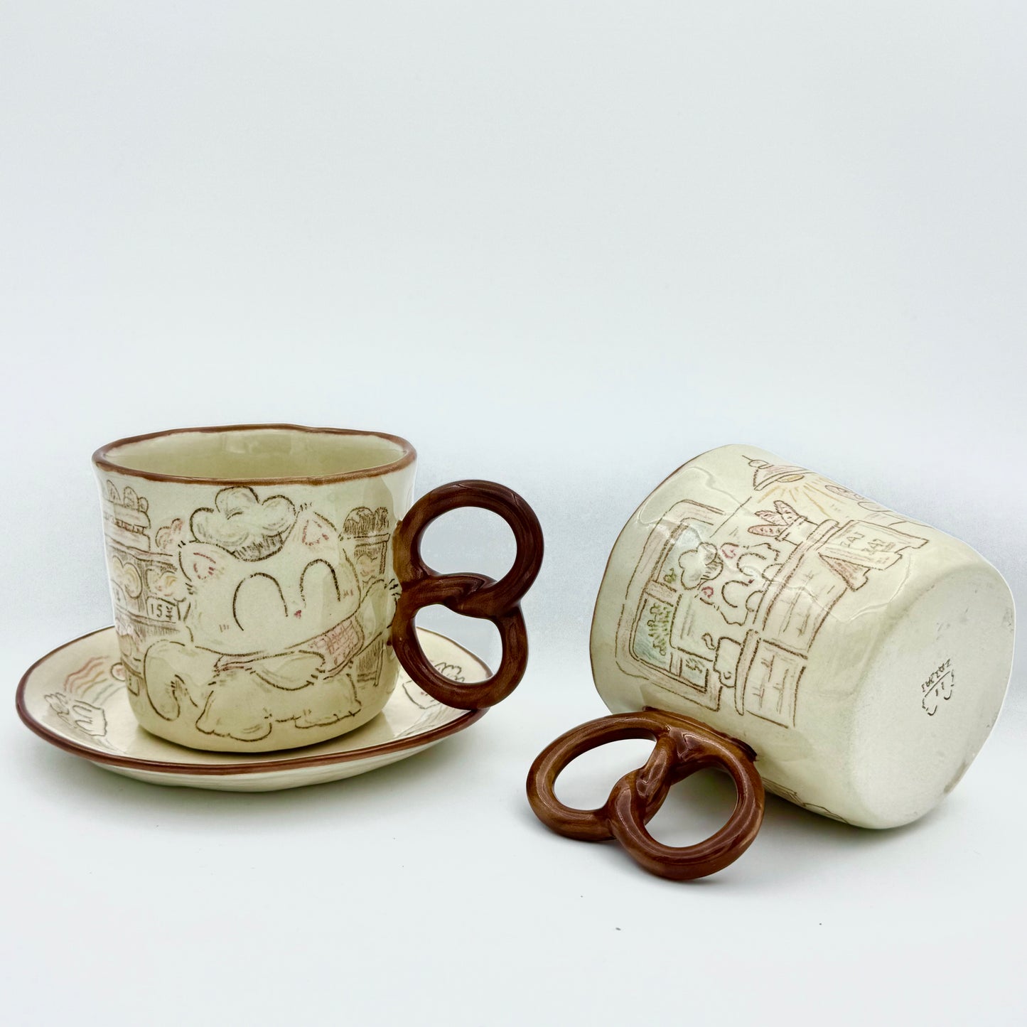 Bakery Buddies – Pretzel Handle Mug