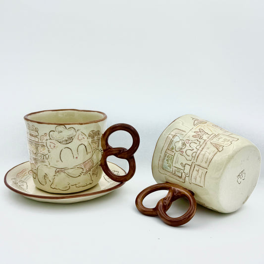 Bakery Buddies – Pretzel Handle Mug