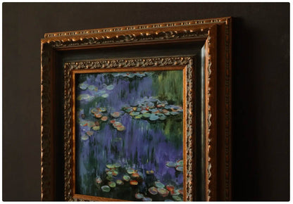 Hand-Painted Porcelain Panel – Monet's Water Lilies